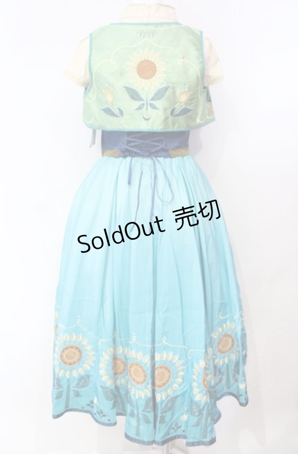 画像6: Secret Honey / Surprise Dress(frozen fever・Elsa ver ドレスセット 2 グリーンｘアイボリー O-25-08-05-024-CA-OP-YM-OS (6)