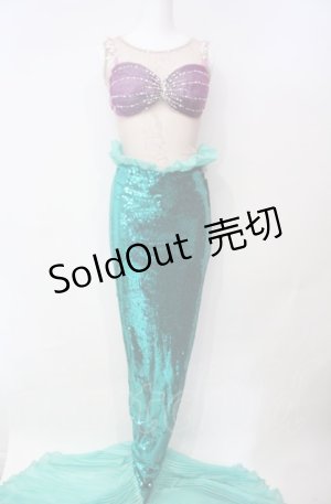画像: Secret Honey / Part of Your World Costume (The Little Mermaid ver　ドレス 2 グリーン O-25-08-05-026-CA-OP-YM-OS