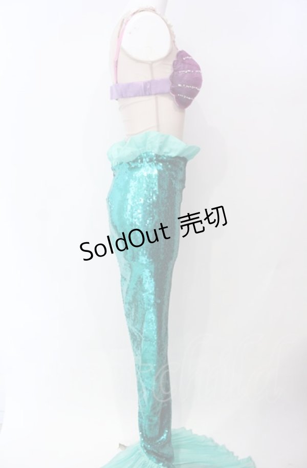 画像3: Secret Honey / Part of Your World Costume (The Little Mermaid ver　ドレス 2 グリーン O-25-08-05-026-CA-OP-YM-OS (3)