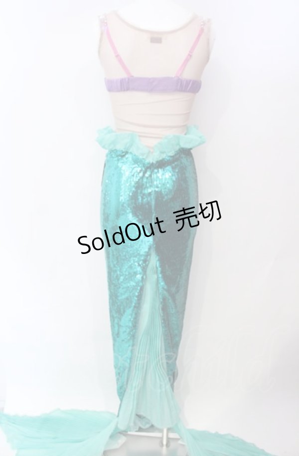 画像5: Secret Honey / Part of Your World Costume (The Little Mermaid ver　ドレス 2 グリーン O-25-08-05-026-CA-OP-YM-OS (5)