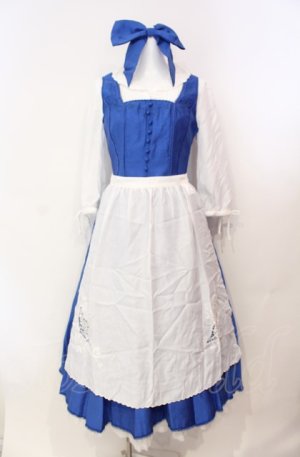 画像: Secret Honey / Little town Dress （Beauty and the Beast ver. ドレス 2 ブルーｘシロ O-25-08-05-027-CA-OP-YM-OS