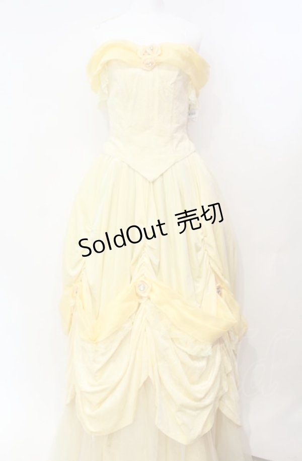画像1: Secret Honey / Greeting Dress (Beauty and the Beast ver　ドレス 2 イエロー O-25-08-05-028-CA-OP-YM-OS (1)