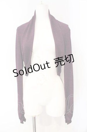 画像: Rozen Kavalier / シャイニードルマンボレロ  パープル O-25-08-07-036-OO-TO-OW-OS