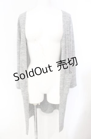 画像: Rozen Kavalier / ウィングptトッパーカーデ  グレー O-25-08-07-039-OO-TO-OW-ZI