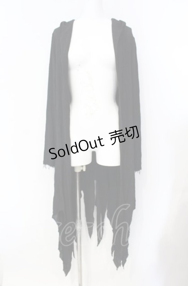画像1: DARK IN LOVE / Retro baggy casual punk overwear　カーディガン L ブラック O-25-08-07-046-PU-TO-OW-OS (1)