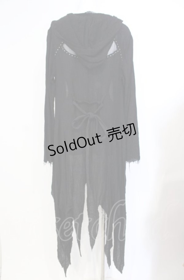 画像3: DARK IN LOVE / Retro baggy casual punk overwear　カーディガン L ブラック O-25-08-07-046-PU-TO-OW-OS (3)