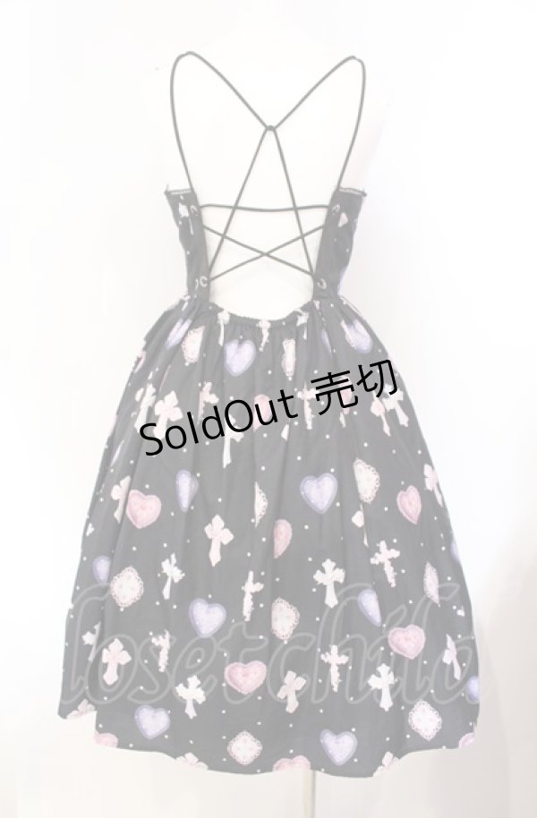 画像4: axes femme kawaii / ロージークロスジャンスカ  クロ O-25-08-07-005-AX-OP-IG-OS (4)