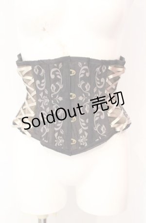 画像: abilletage / アンティークリエールミニショートコルセット 3 ブラウン O-25-08-07-075-GO-ZA-IG-OS