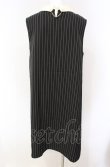 画像2: axes femme / ストライプノースリーブワンピース  クロ×シロ O-25-08-07-076-AX-OP-IG-ZT035 (2)