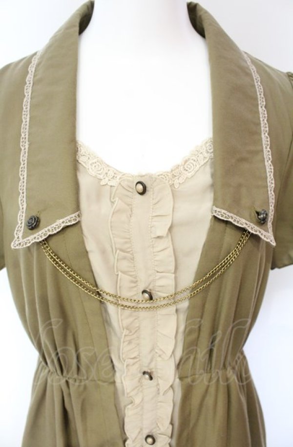 画像2: axes femme / 重ね風裾イレヘムチュニック M イエローけい O-25-08-07-088-AX-OP-IG-ZT081 (2)