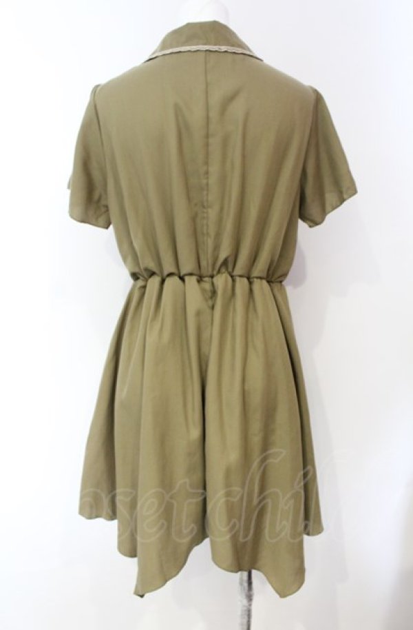 画像4: axes femme / 重ね風裾イレヘムチュニック M イエローけい O-25-08-07-088-AX-OP-IG-ZT081 (4)