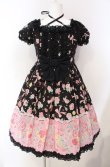 画像1: Angelic Pretty / Powder Roseワンピース  クロ O-25-08-07-011-AP-OP-IG-OS (1)