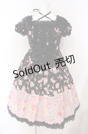 画像: Angelic Pretty / Powder Roseワンピース  クロ O-25-08-07-011-AP-OP-IG-OS