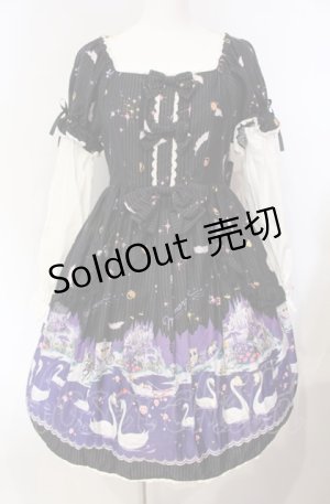 画像: metamorphose / スワンレイクワンピース  クロ O-25-08-07-012-ME-OP-IG-OS