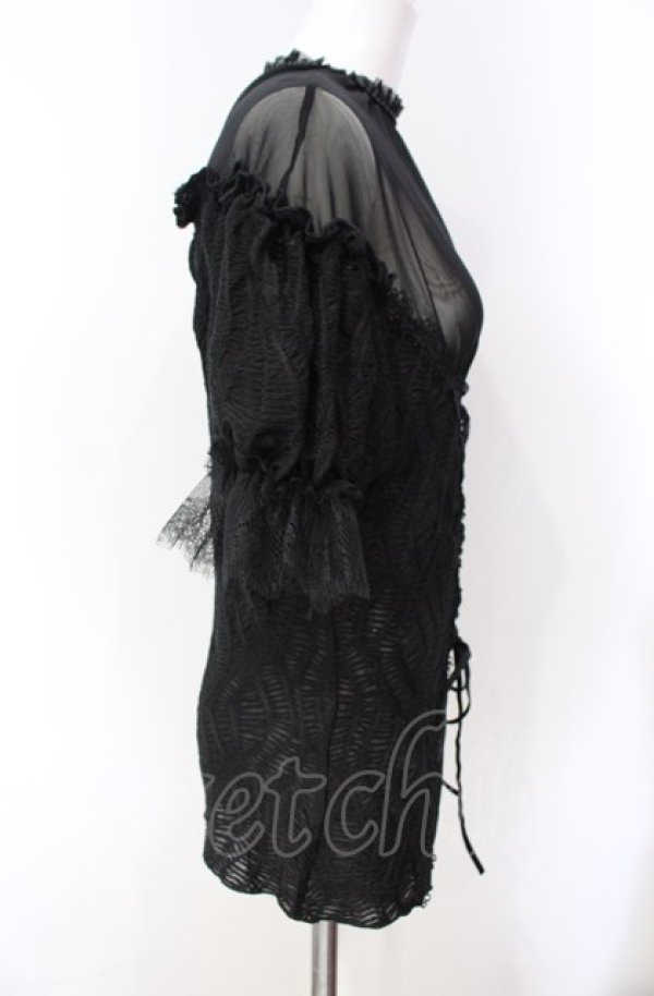 画像3: EVA LADY / Lost In The Fog Gothic Top　トップス L ブラック O-25-08-07-024-PU-TO-OW-OS (3)