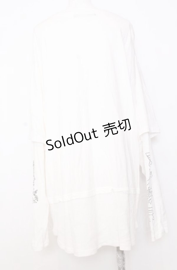 画像5: Candy Stripper / FIRE BUTTERFLY LAYERED  トップス  ホワイト O-25-08-08-027-PU-TO-IG-ZT066 (5)