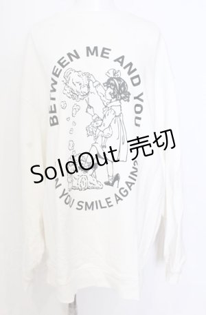 画像: Candy Stripper / BETWEEN ME AND YOU SWEAT ONE-PIECE ワンピース  ホワイト O-25-08-08-033-PU-TO-IG-OS