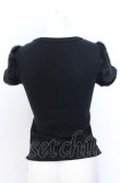 画像4: BATSU / ボアスリーブTシャツ M ブラック O-25-08-08-034-PU-TO-IG-ZT038 (4)