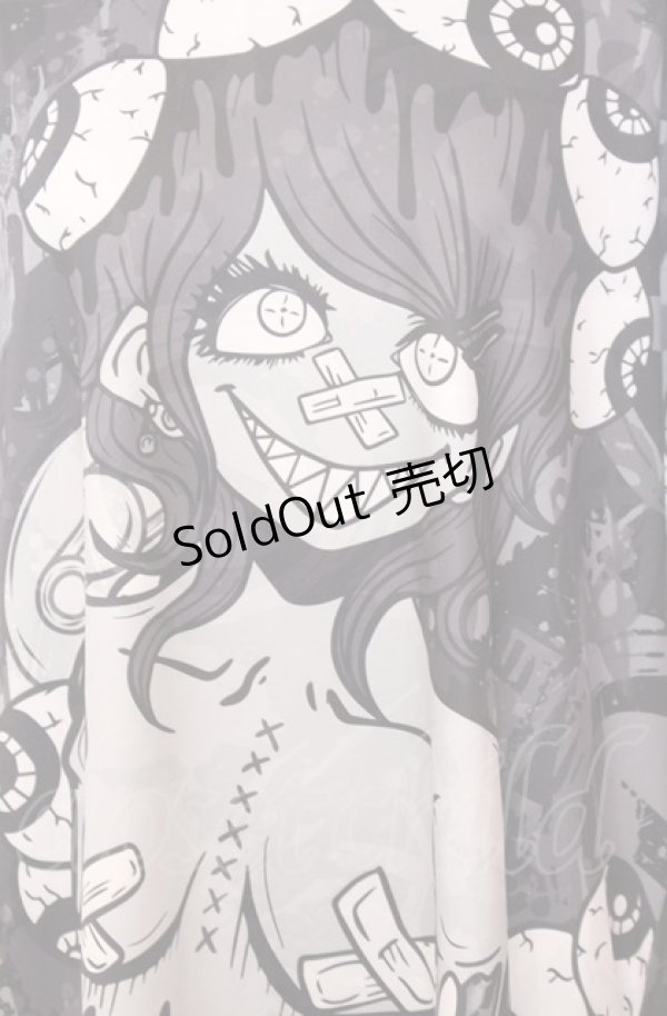 画像2: NieR CLOTHING / 擬人化パーカー  モノクロ O-25-08-08-045-PU-TO-IG-ZT038 (2)