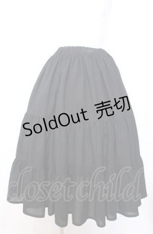 画像: Physical Drop / フレアスカート  クロ O-25-08-08-008-LO-SK-OW-OS