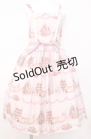 画像: axes femme kawaii / お菓子の家柄ジャンスカ  ピンク O-25-08-08-011-AX-OP-IG-OS