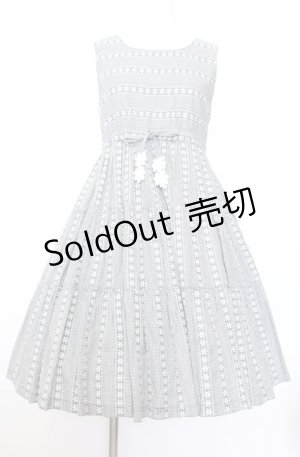 画像: Emily Temple cute / フラワー刺繍切り替えジャンパースカート 160ｃｍ クロ O-25-08-08-013-ET-OP-OW-OS