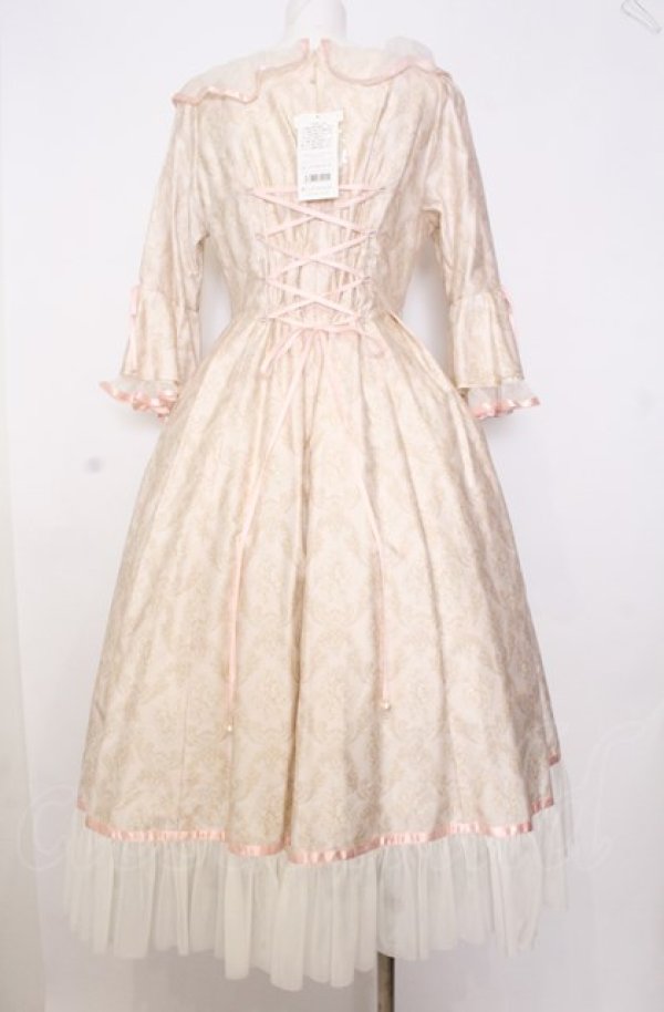 Victorian maiden ピンタックフリルドレス ピンク Victorian maiden / ダマスクキャットアントワネットドレス