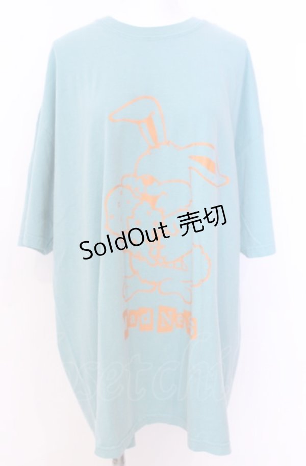 画像1: Candy Stripper / MAD NESS BIG TEE Tシャツ  グリーン O-25-08-08-026-PU-TS-IG-ZT038 (1)