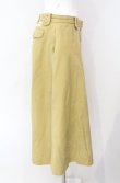 画像2: WONDERFUL WORLD / デニムフレアースカート  イエロー O-25-08-09-049-LO-SK-IG-ZT021 (2)