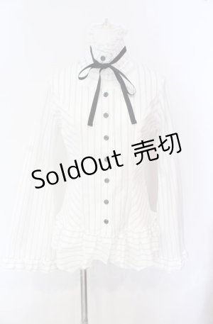 画像: PEACE NOW / スクエアノーカラーブラウス M ホワイト O-25-08-09-005-PU-BL-IG-OS