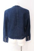 画像3: KANEKO ISAO / リボンからみデニムジャケット  インディゴ O-25-08-09-053-EL-JA-IG-ZT189 (3)