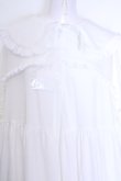 画像2: HEIHEI / フリルトラックドレス  シロ O-25-08-09-1029-PU-OP-IG-ZT093 (2)