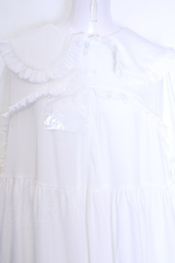 画像2: HEIHEI / フリルトラックドレス  シロ O-25-08-09-1029-PU-OP-IG-ZT093 (2)