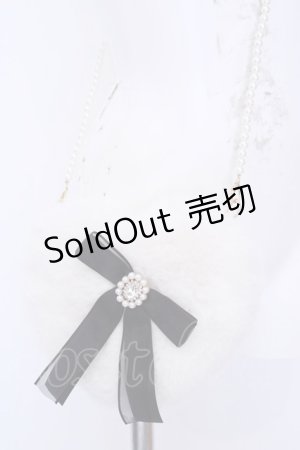 画像: Rojita / 2022 ROJITA福袋 ファーハートポシェット単品  オフ× O-25-08-09-1033-LO-BG-IG-ZT346