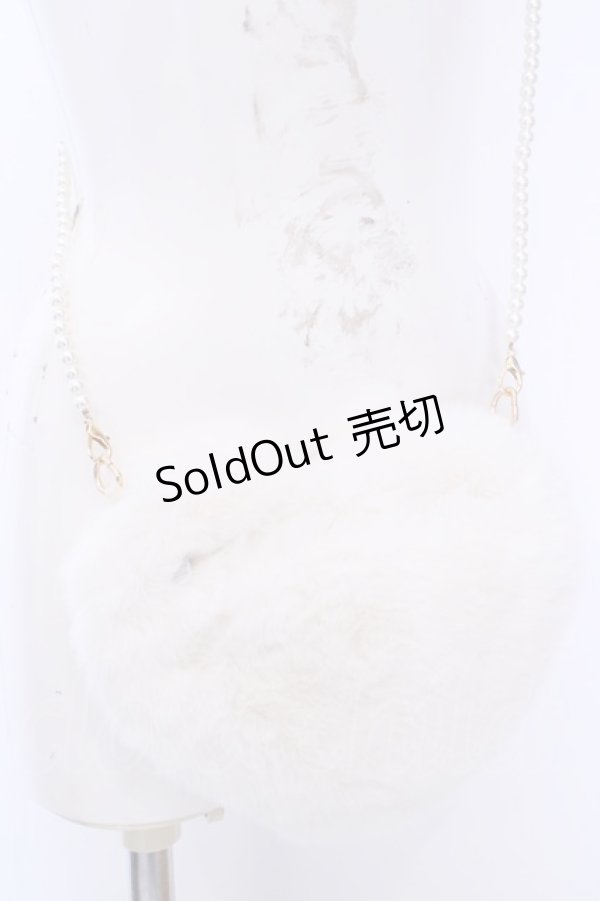 画像3: Rojita / 2022 ROJITA福袋 ファーハートポシェット単品  オフ× O-25-08-09-1033-LO-BG-IG-ZT346 (3)