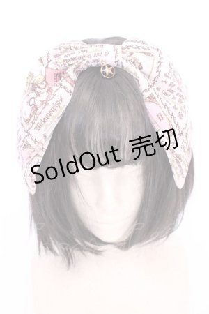 画像: metamorphose / horoscope of fate リボンヘアバンド  ピンク O-25-08-09-1042-ME-AC-OW-ZT450