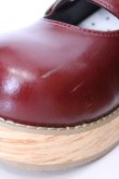 画像3: MODO（海外ロリィタ） / 木目調 厚底ストラップシューズ 38 ワイン O-25-08-09-1054-LO-SH-IG-ZT087 (3)