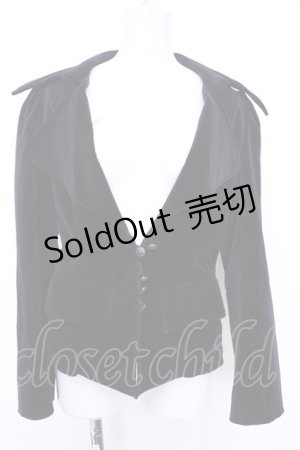 画像: MIHO MATSUDA / 別珍ジャケット M ブラック O-25-08-09-1018-GO-JA-YM-OS