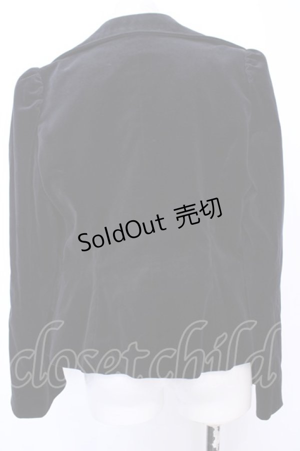 画像4: MIHO MATSUDA / 別珍ジャケット M ブラック O-25-08-09-1018-GO-JA-YM-OS (4)