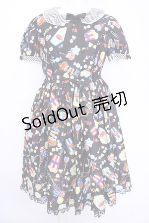 画像: Angelic Pretty / Happy Park Carnivalワンピース  クロ O-25-08-09-1025-AP-OP-IG-OS