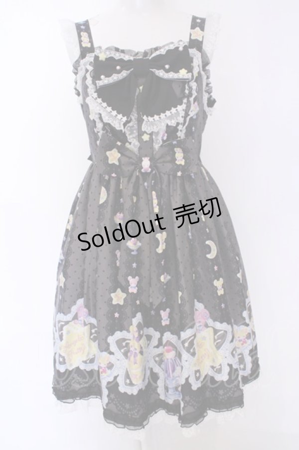 画像1: Angelic Pretty / Dreamy Night Cakesジャンパースカート  クロ O-25-08-09-1026-AP-OP-IG-OS (1)