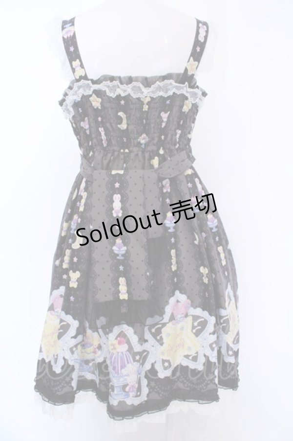 画像4: Angelic Pretty / Dreamy Night Cakesジャンパースカート  クロ O-25-08-09-1026-AP-OP-IG-OS (4)
