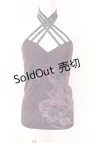 画像: Qutie Frash / クロスキャミ  パープル O-25-08-09-015-QU-TO-IG-OS