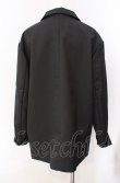 画像3: NieR Clothing / 袖折り返しラメ入りROSE DOUBLE JACKET ジャケット  ブラック O-25-08-09-022-PU-JA-IG-OS (3)