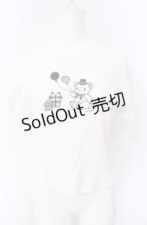 画像: Innocent World / プレゼントテディベアカットソー  シロ O-25-08-09-003-IW-TO-IG-OS