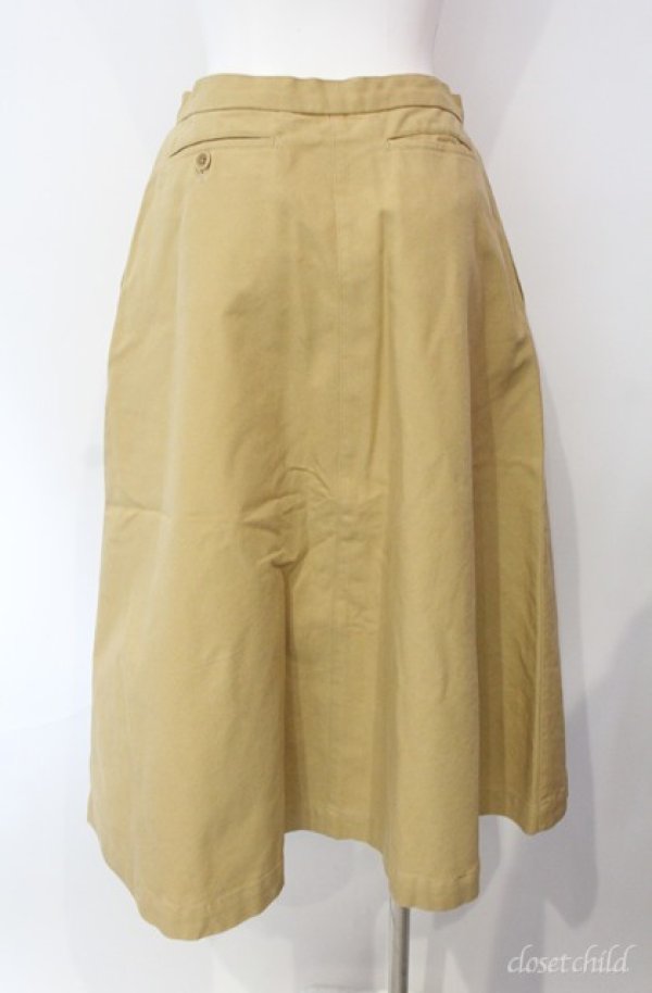 画像3: INGEBORG / 前ボタンデニムスカート  ベージュ O-25-08-10-003-LO-SK-OW-ZI (3)