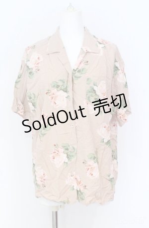 画像: INGEBORG / 薔薇柄ブラウス  ピンク O-25-08-10-073-LO-BL-OW-ZI