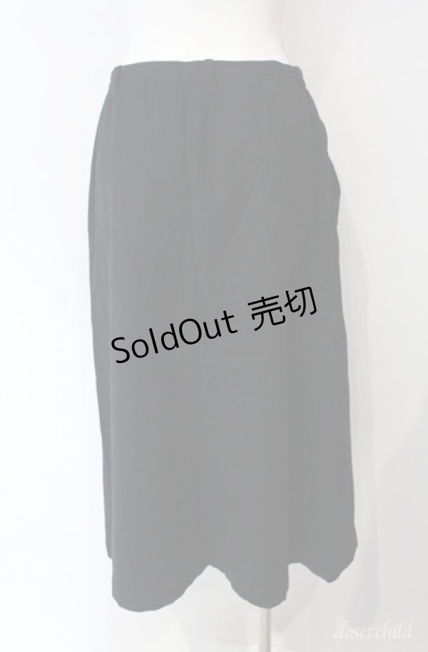 画像2: KANEKO ISAO / 前ボタンスカート  クロ O-25-08-10-009-EL-SK-OW-ZI (2)