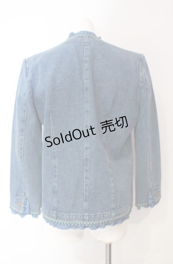 画像3: INGEBORG / タックデニムジャケット  ブルー O-25-08-10-023-LO-JA-OW-ZI (3)