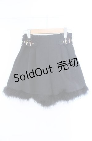 画像: couture BY ROJITA / ラメツイードフェザーキュロット F クロ O-25-08-11-001-LO-PA-YM-OS